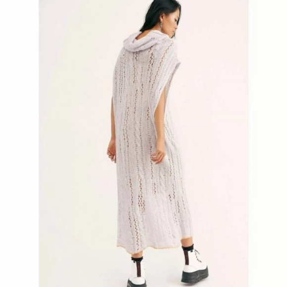 Free People Pirouette Tunic Wool Blend Sweater Dress - Picture 2 of 5